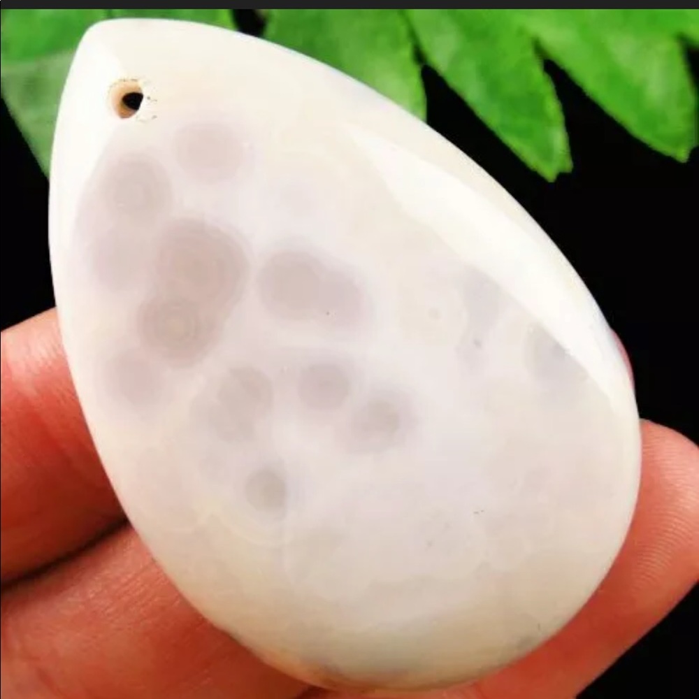 Ocean Jasper teardrop pendant